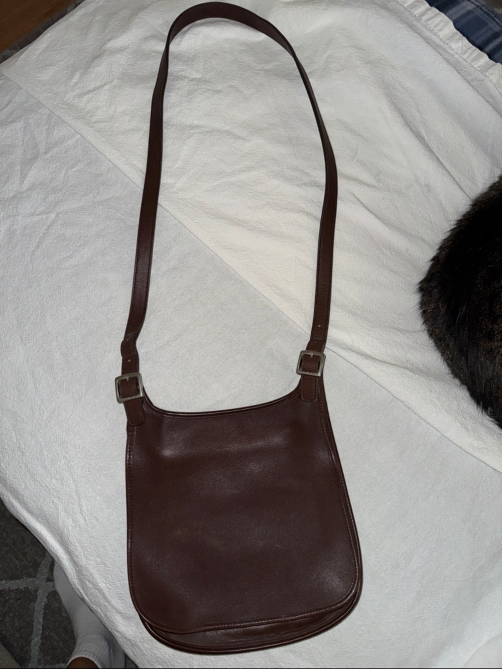 Coach Brown Leather Crossbody Bag